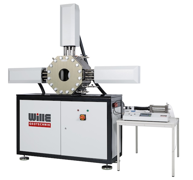 Hệ thống thử nghiệm đất ba trục tĩnh thực Wille Geotechnik